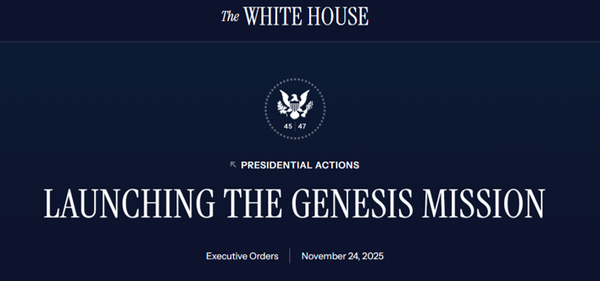 The Genesis Mission and the Architecture of National Scientific Capacity